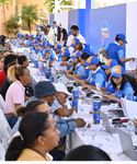 Cientos de personas participan en "Bancarizar es Patria" de Banreservas en San Francisco de Macorís