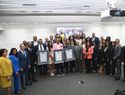 Diputados reconocen a Rubby Pérez, bomberos DN y ejecutivo de JP Morgan