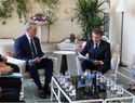 Macron expresa interés en financiar el Tren Metropolitano y plan transporte del GSD