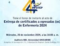 INFOTEP invita a entrega títulos a egresados de Enfermería 2024