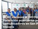 BCRD clausura XVI Diplomado de Formación Económica para comunicadores en San Pedro de Macorís