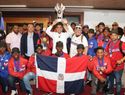 Ministro Deportes califica como "verdaderos héroes" a campeones Serie del Caribe Kids