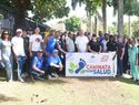 El titular del Ministerio de Educación Superior, Ciencia y Tecnología, doctor Franklin García Fermín, encabeza "Caminata por la Salud" en el Parque Jardín Botánico Nacional