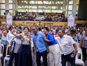 Raquel Peña comparte con madres en Barahona
