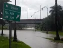Impacto fuertes lluvias huracán Erin en Puerto Rico