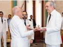 Abinader recibe cartas credenciales de seis nuevos embajadores