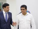 Roberto Ángel y Dío Astacio supervisan apertura de nueva Escuela de Bellas Artes en SDE
