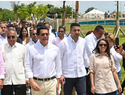 Collado supervisa obra en Bajos de Haina