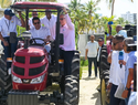 Collado entrega equipos para recolección de desechos