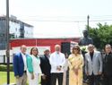 Listín Diario conmemora 137 años de fundación con ofrenda floral a Arturo J. Pellerano