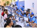 Cientos de personas participan en "Bancarizar es Patria" de Banreservas en San Francisco de Macorís