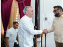 Abinader llega a Guyana para reunión bilateral con Irfaan Ali