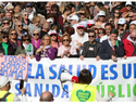 Miles protestan en Andalucía por la sanidad pública