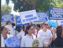 Mujeres activas CNUS apoyan lucha reivindicativa para trabajadores de la salud