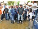 Ministro Paliza recorre Cabarete y ordena ayudar afectados por lluvias