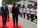 Abinader recibe visita oficial de presidenta de Surinam