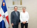 Gobernador Valdez Albizu recibió al embajador de la Unión Europea, Raúl Fuentes Milani