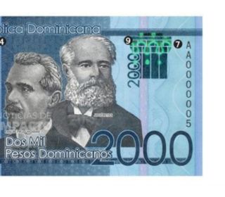 Banco Central emite billetes de RD$2,000 del año 2025