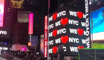 Nueva York pasa del icónico "I NY" a su nuevo logo pospandemia: "We  NYC"