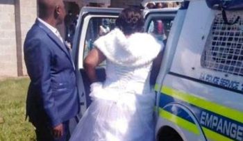 Apresan pareja de recién casados por violar confinamiento en Sudáfrica