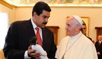 â??Rece por míâ?¦ ¡Pero a favor, no en contra!â?, le dijo el Papa a delegación venezolana