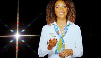 Holograma remplaza a recepcionista humano