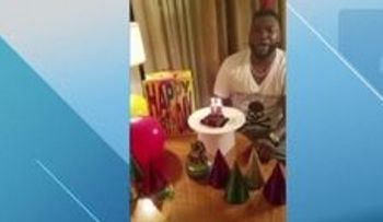 Big Papi celebra cumpleaños a niño enfermo