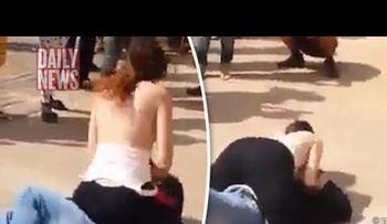  Mujer cansada de acoso sexual humilló a hombre en la calle