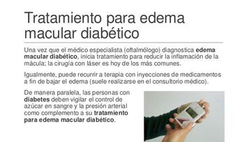 Edema Macular Diabético: Una de las principales causas de ceguera en los adultos con diabetes