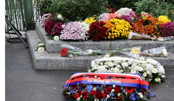 Hija de la primera víctima del 13N abre los homenajes en París