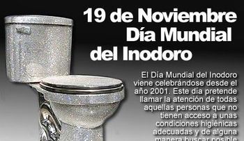 Hoy celebran el día del hombre y del inodoro