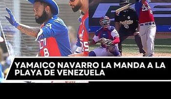 Navarro conecta el tablazo más largo contra Panamá en Serie del Caribe 2023