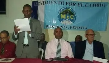 Movimiento por el Cambio  se une al PRM; Coordinador Eladio Díaz critica corrupción e impunidad del Gobierno
