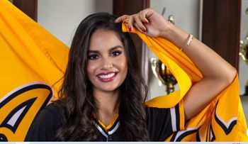 María Victoria Bayo: De Miss Mundo RD a Madrina de las Águilas Cibaeñas