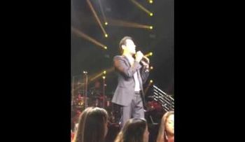 Marc Anthony no pudo contener la emoción en su debut en el Radio City (VIDEO)