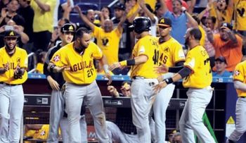Las Aguilas le dan una paliza al Licey 11-4; se van al frente en la Serie 2-1