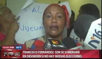 Francisco Fernández advierte SDN será un â??caosâ? si no se anulan elecciones