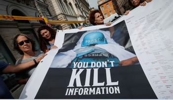 Gaza: 217 periodistas muertos, récord desde 1945