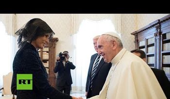 La vestimenta de Melania en el Vaticano de la que todos hablan tras su polémica en Arabia Saudita (VIDEO)
