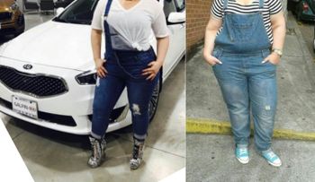Modelo plus se viraliza recreando moda de famosas