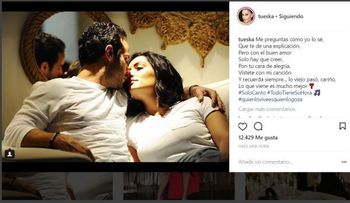 Tueska alardea con su nuevo novio