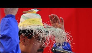 Maduro dice Chávez se le apareció otra vez como pajarito
