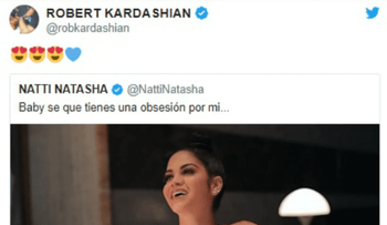 Rob Kardashian y Natti Natasha coquetean y fans presumen un romance o algo más