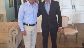 Abinader recibe a David Collado