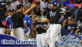 Jonron de Chris Marrero da Victoria al Licey sobre Aguilas