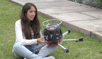 Chica de 23 años desarrolló drone que detecta contaminación del aire