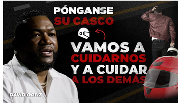 Digesett lanza video de seguridad vial con David Ortiz para motociclistas