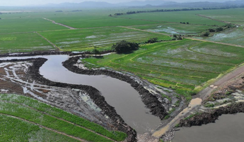 Instituto Nacional de Recursos Hidráulicos avanza dragado en Cotuí