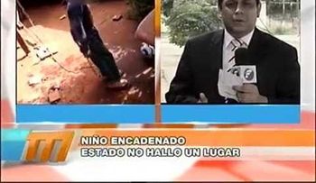 Niño que vivía encadenado fue trasladado a un pediátrico 