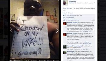 Marido infiel pide 10 mil me gusta en facebook para que su mujer lo perdone